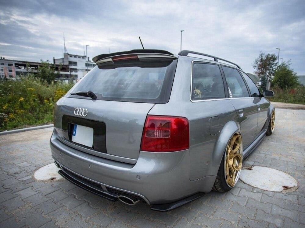 Central Rear Splitter Audi RS6 C5 Avant - Textured