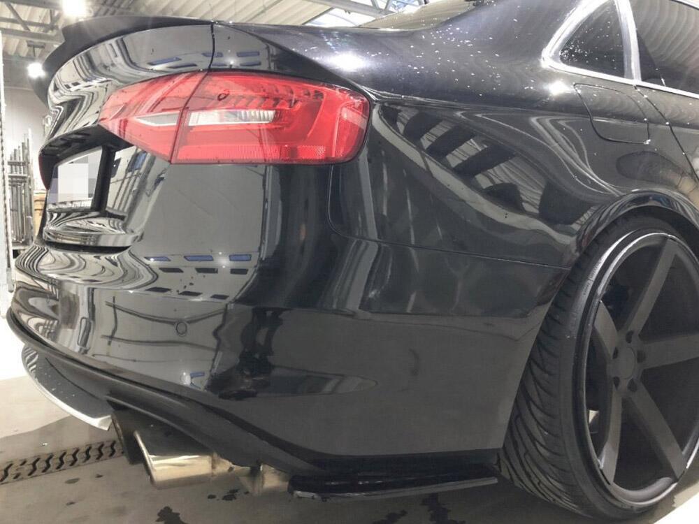 Rear Side Splitters Audi S4 B8 Facelift (2012-UP) - Textured