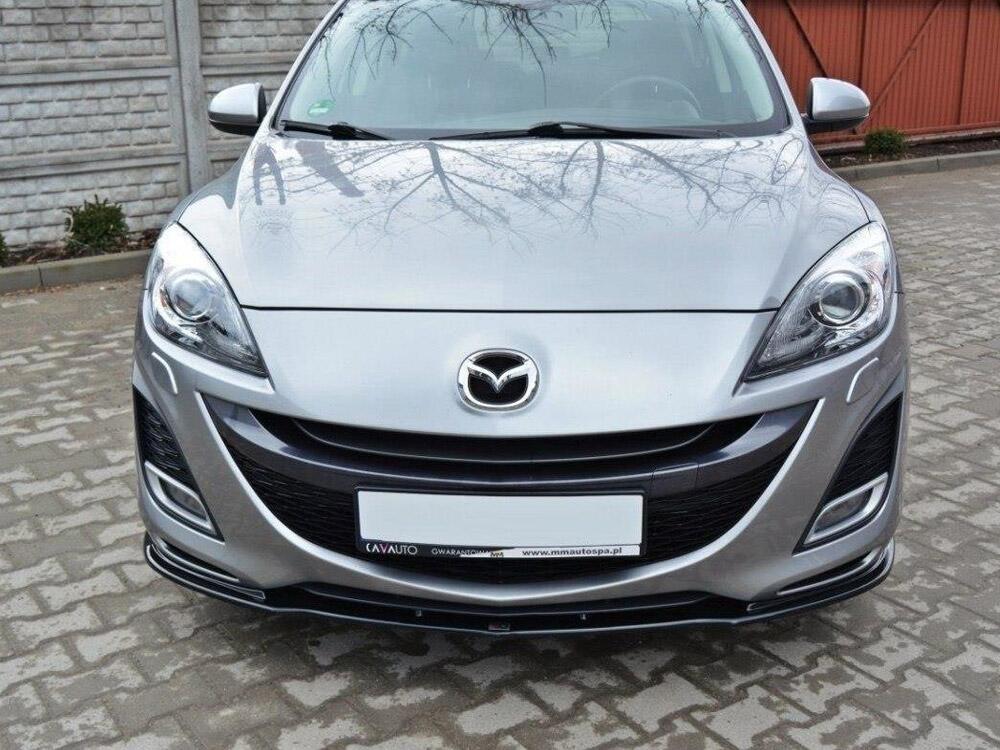Front Splitter Mazda 3 Mk2 Sport (Preface) - Carbon Look
