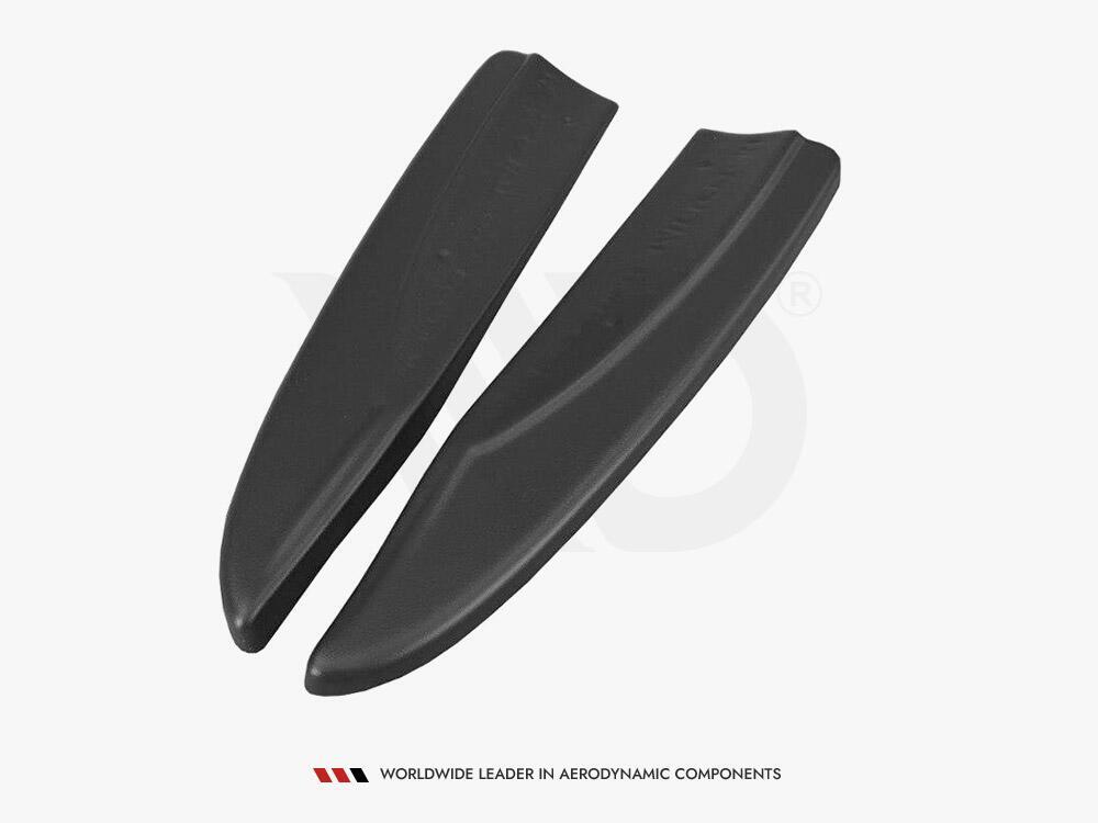 Rear Side Splitters Mercedes CLA A45 AMG C117 Facelift (2017-UP) - Textured