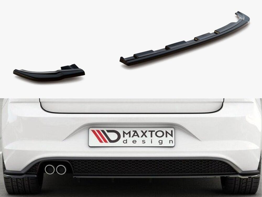 Rear Side Splitters V.2 Volkswagen Polo GTI / R-Line Mk6  - Carbon Look