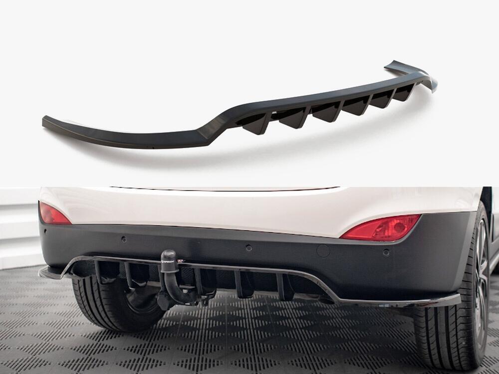 Central Rear Splitter (Vertical Bars) Hyundai IX35 Mk1