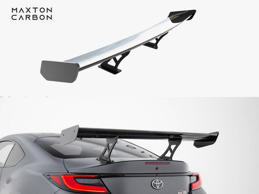 Carbon Spoiler With Internal Brackets Uprights Toyota GR86