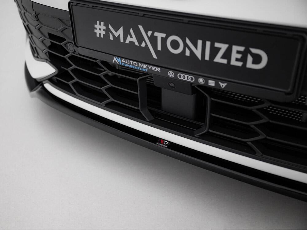 Front Splitter V.3 Volkswagen Golf GTI / GTE / R-Line Mk8 Facelift