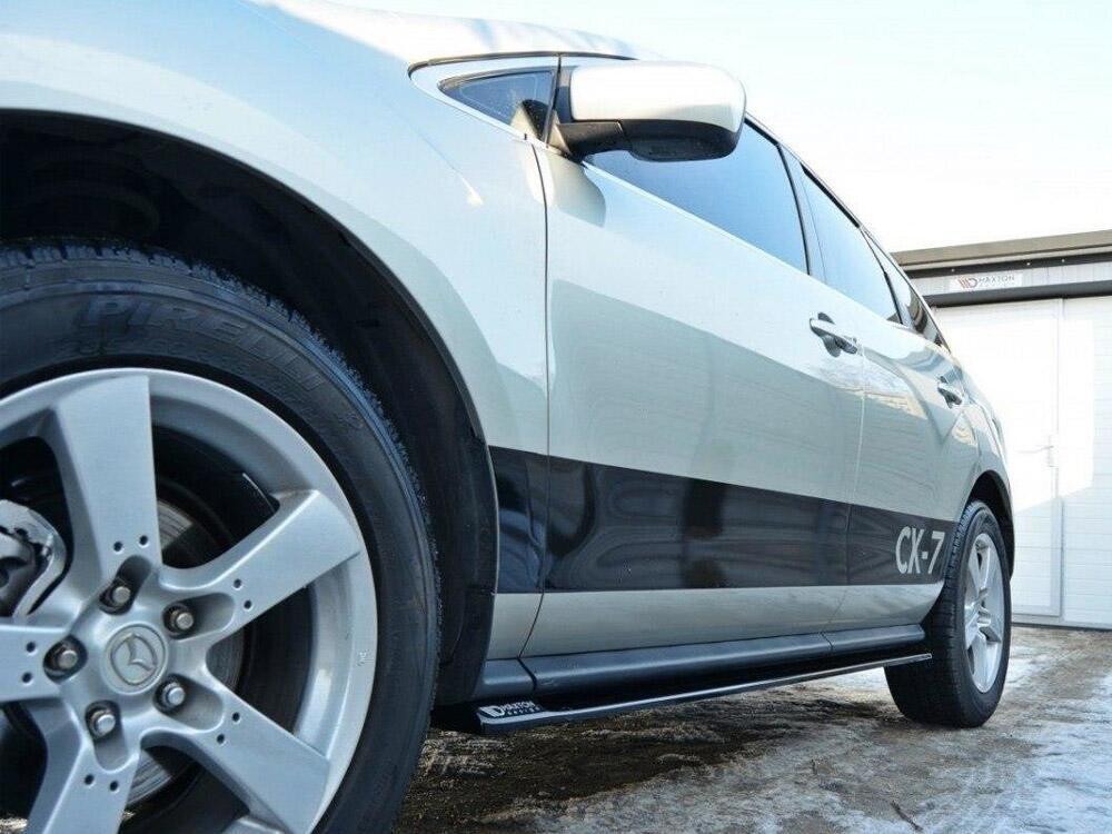 Side Skirts Diffusers Mazda CX-7 - Carbon Look