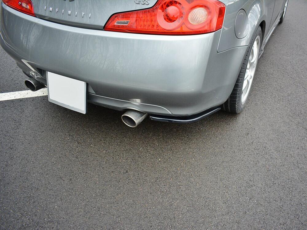 Rear Side Splitters Infiniti G35 Coupe (2003-2007) - Textured