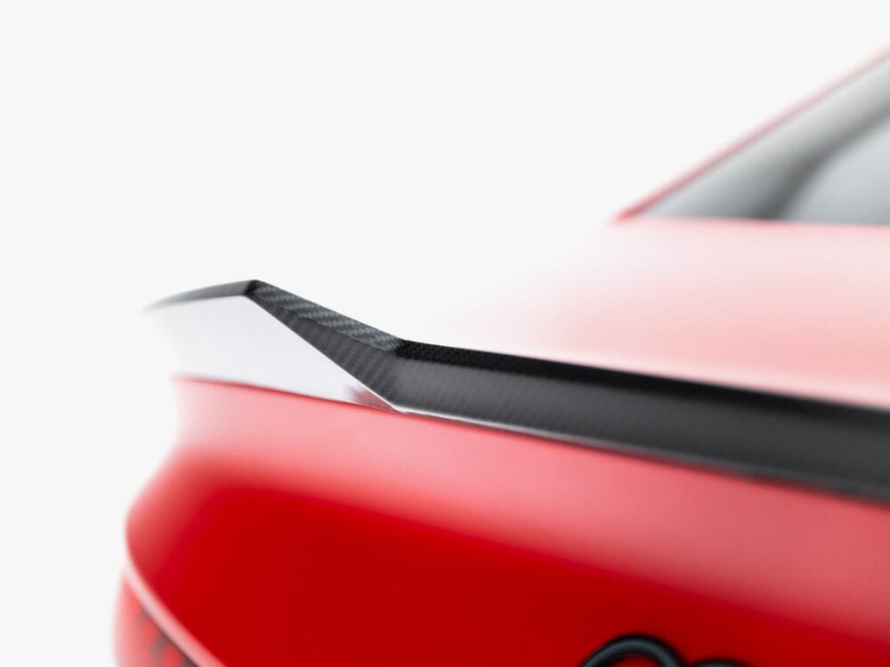 Prepreg Carbon Fiber Tailgate Spoiler V.1 Audi RS3 / S3 / A3 S-Line / A3 Sedan 8Y Facelift