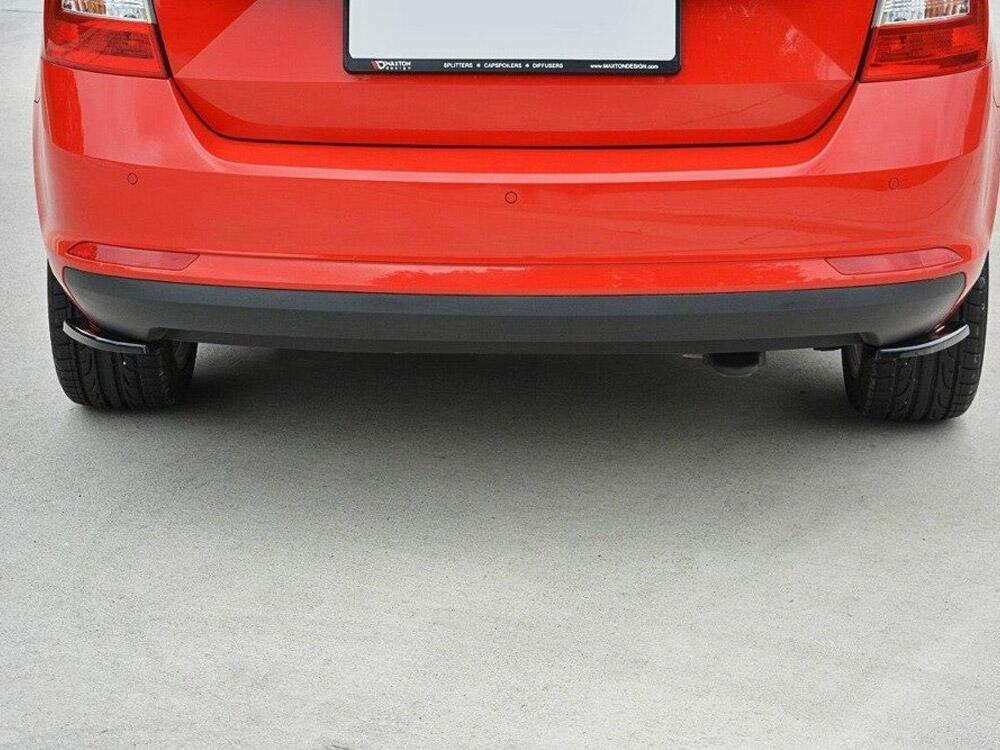 Rear Side Diffusers Skoda Rapid Spaceback - Textured