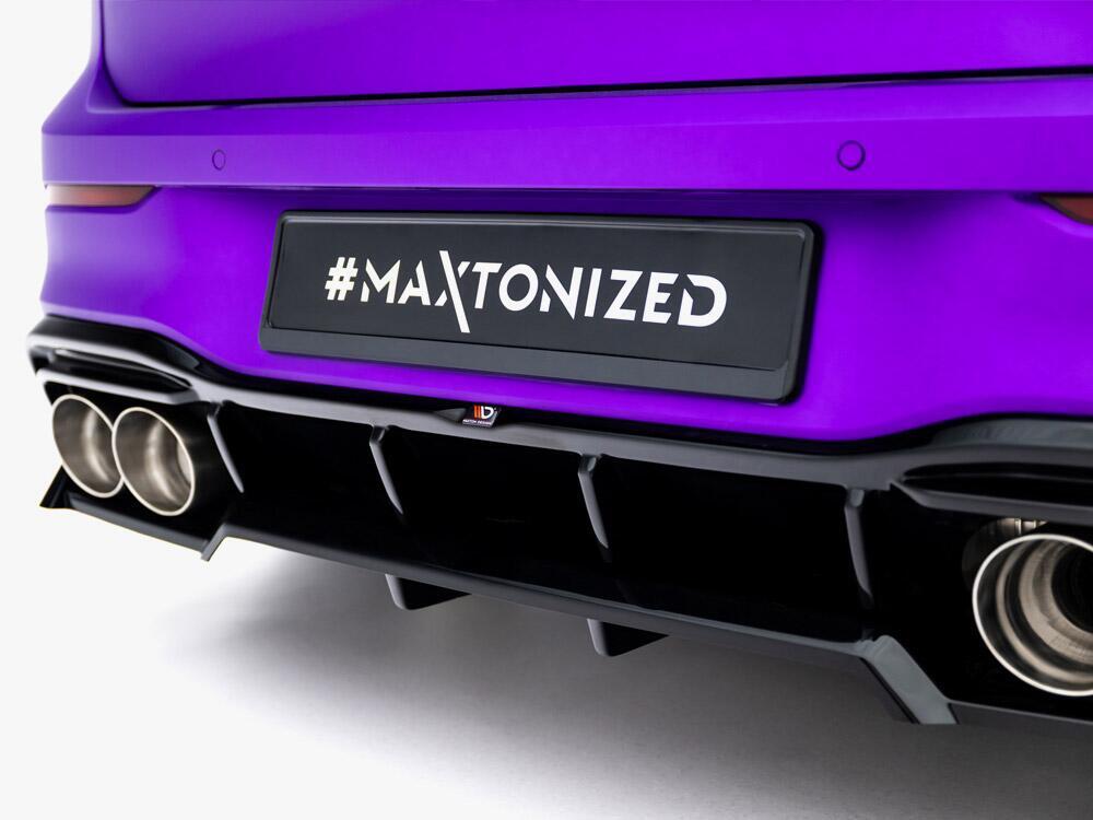 Rear Splitter (Vertical Bars) V.2 Volkswagen Golf R Mk8 / Mk8 Facelift
