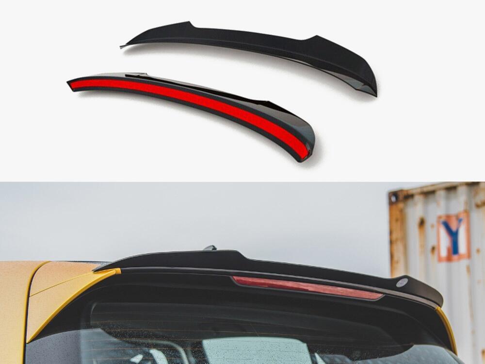 Spoiler CAP V.1 Volkswagen Golf Mk8 - Carbon Look