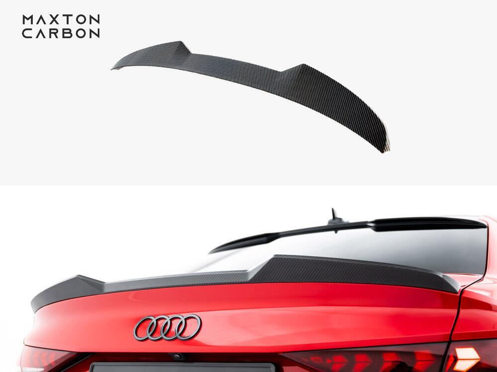 Prepreg Carbon Fiber Tailgate Spoiler V.1 Audi RS3 / S3 / A3 S-Line / A3 Sedan 8Y Facelift