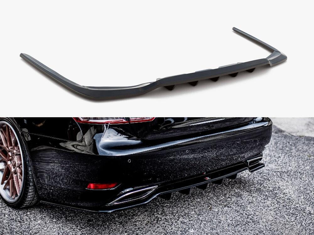 Rear Splitter (Vertical Bars) Lexus LS Mk4 Facelift