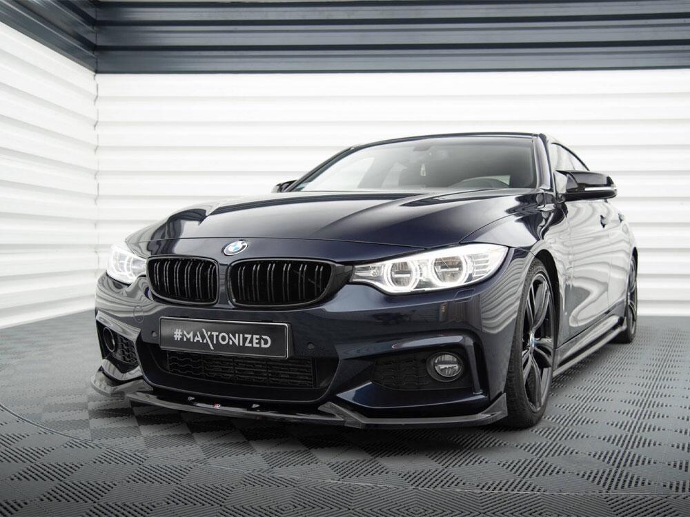 Front Splitter V.5 BMW 4 Coupe / Gran Coupe / Cabrio M-Pack F32 / F36 / F33