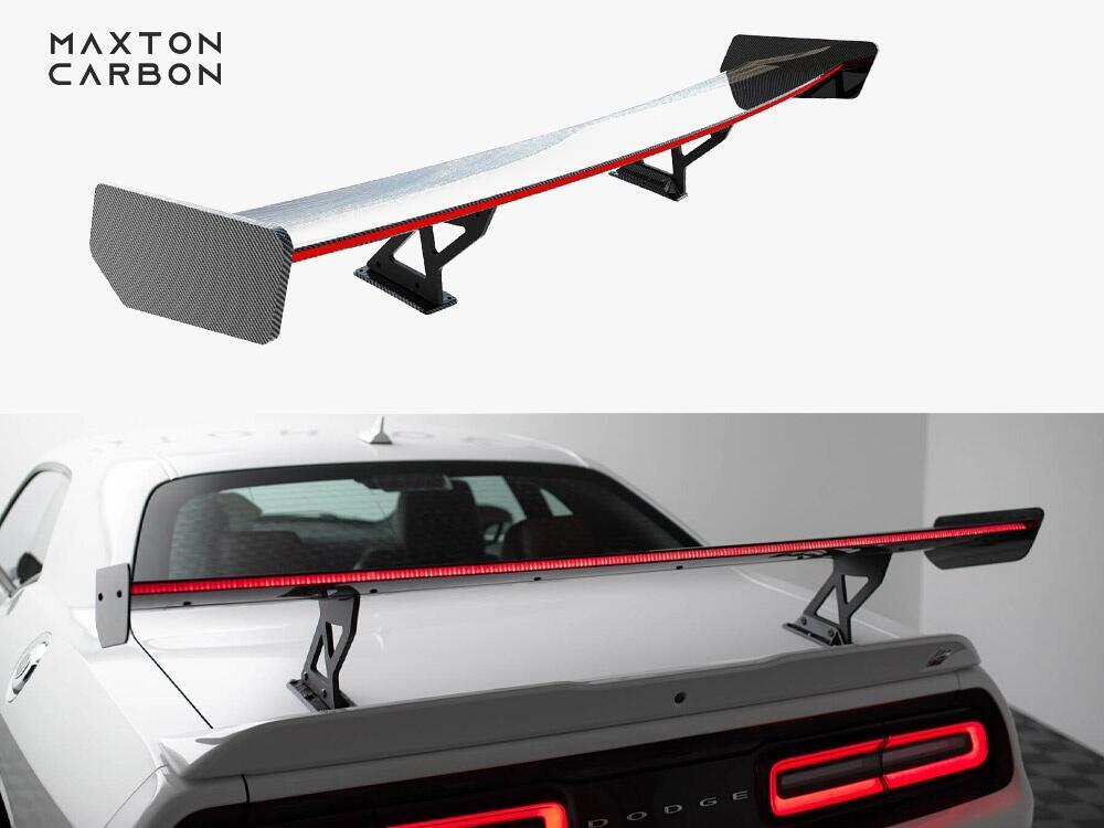 Carbon Spoiler + LED Dodge Challenger Mk3