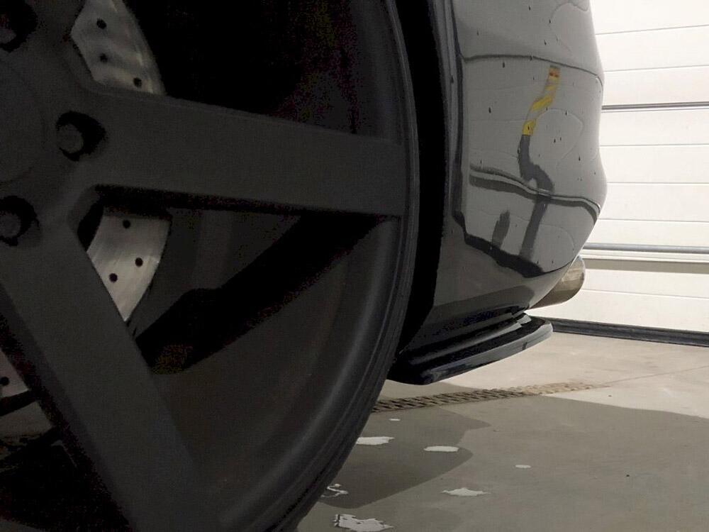 Rear Side Splitters Audi S4 B8 Facelift (2012-UP) - Textured