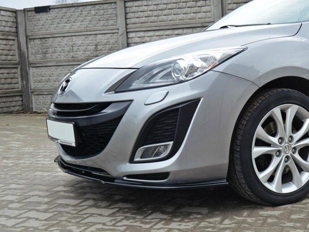 Front Splitter Mazda 3 Mk2 Sport (Preface) - Carbon Look
