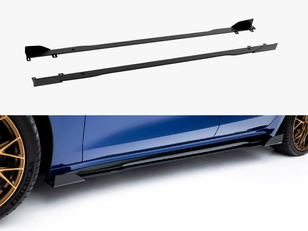 Street PRO Side Skirt Diffusers + Flaps Audi A5 S-Line / S5 Sedan / Avant B10
