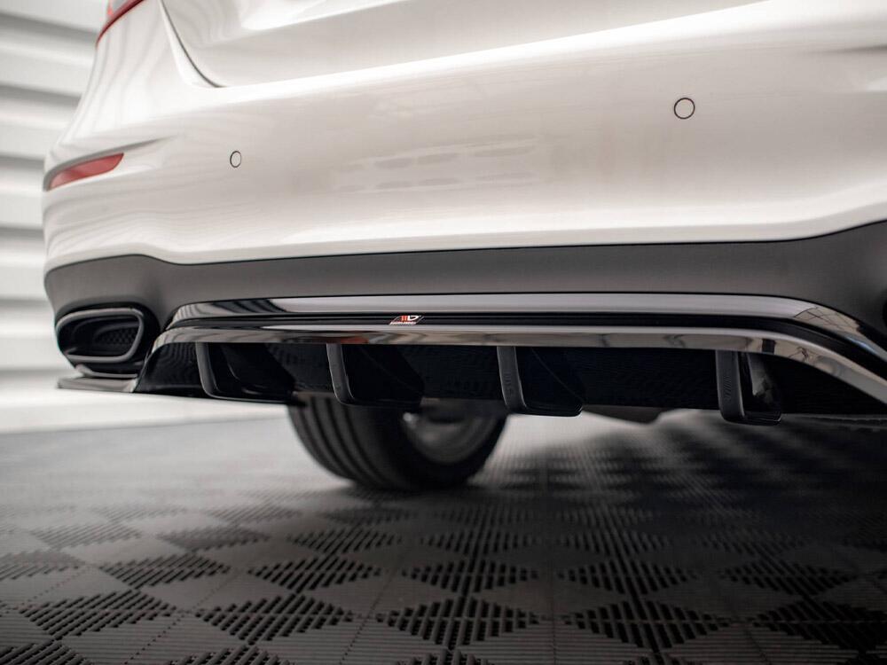 Rear Splitter (Vertical Bars) Mercedes E AMG-Line Sedan W213 Facelift