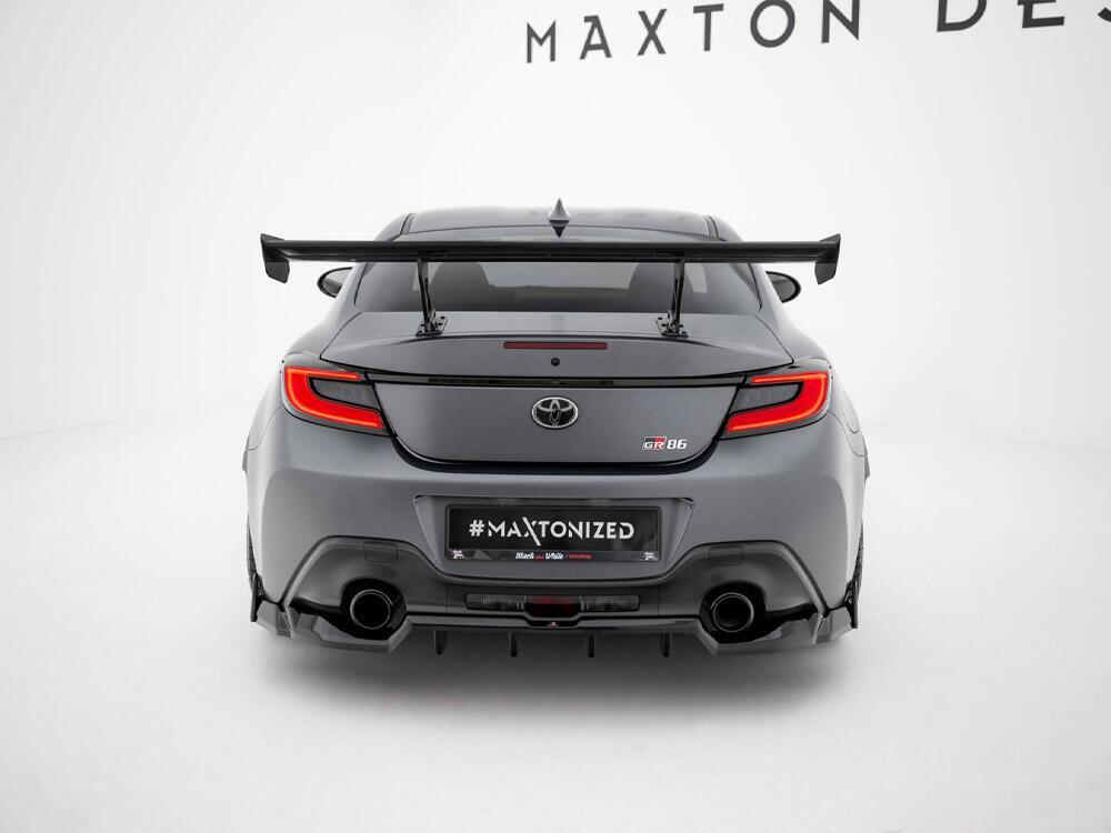 Carbon Spoiler With Internal Brackets Uprights Toyota GR86