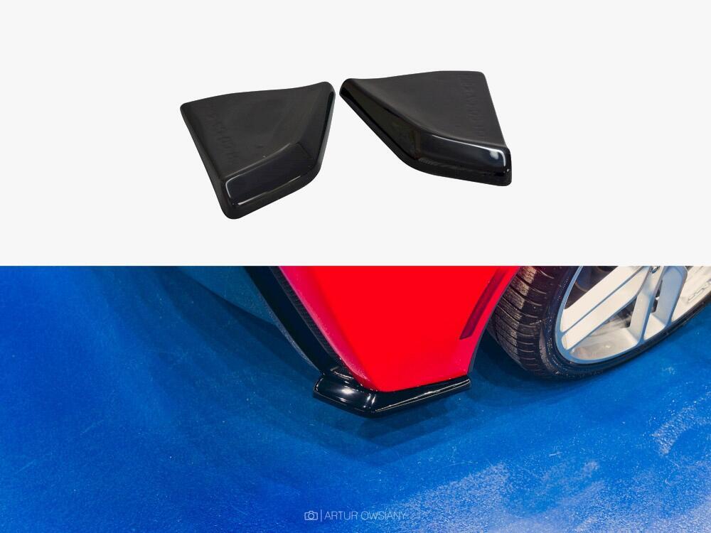 Rear Side Splitters V.1 Chevrolet Corvette Stingray / Grand Sport C7 - Carbon Look