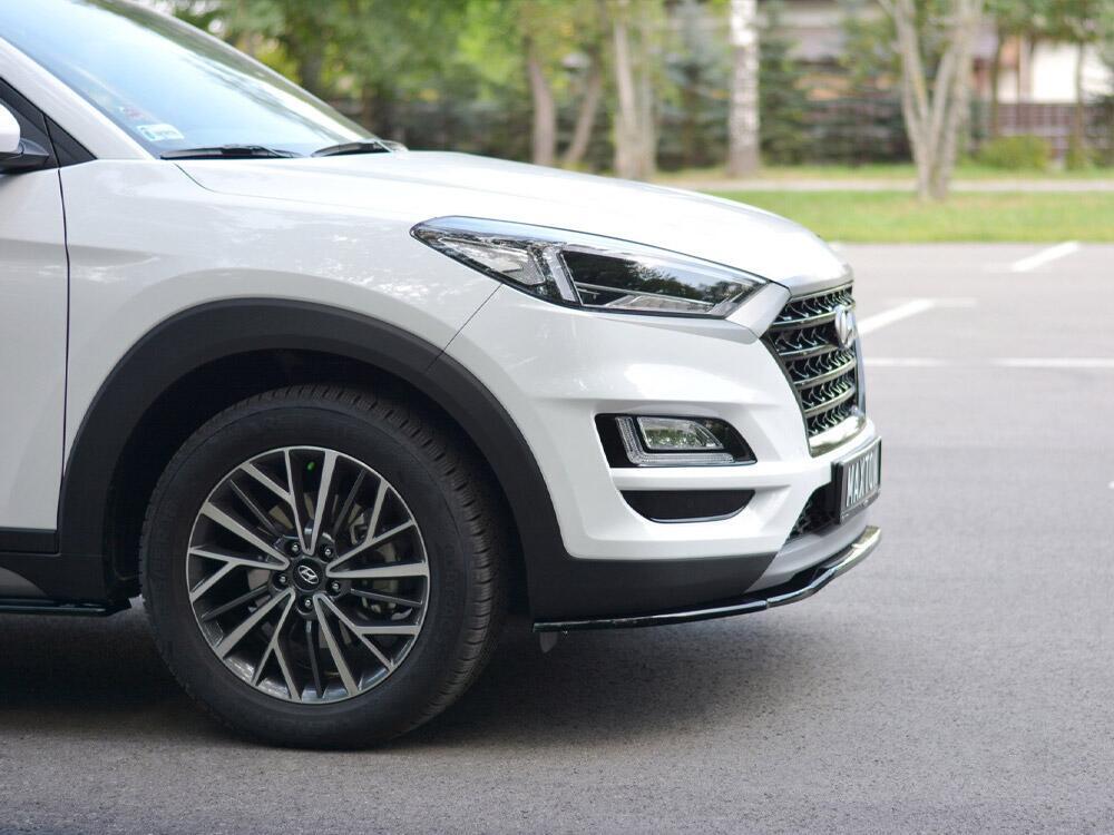 Front Splitter V.2 Hyundai Tucson MK3 Facelift (2018-UP) - Carbon Look