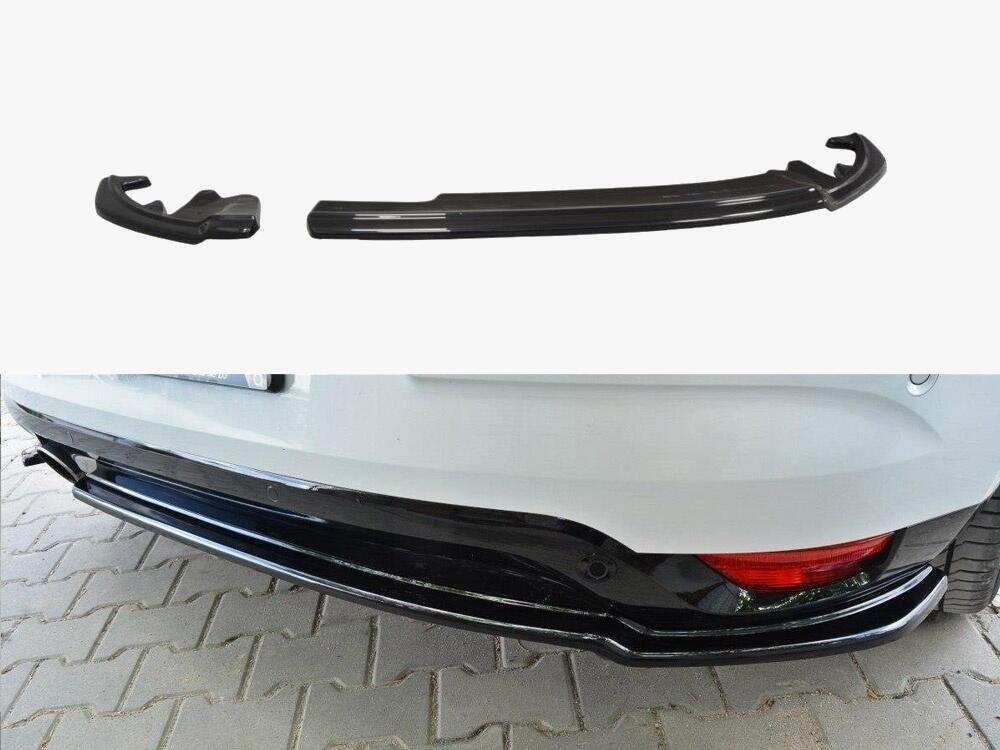 Rear Side Splitters Renault Megane Mk4 Hatchback - Carbon Look