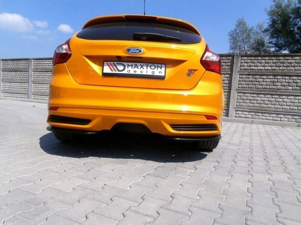 Rear Side Splitters Ford Focus MK3 ST Preface Model - Textured
