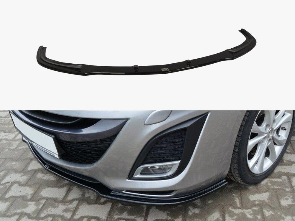 Front Splitter Mazda 3 Mk2 Sport (Preface) - Carbon Look
