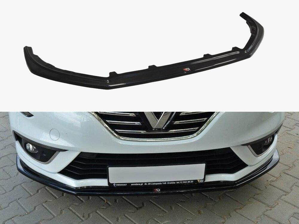 Front Splitter Renault Megane MK4 Hatchback (2016-UP) - Carbon Look