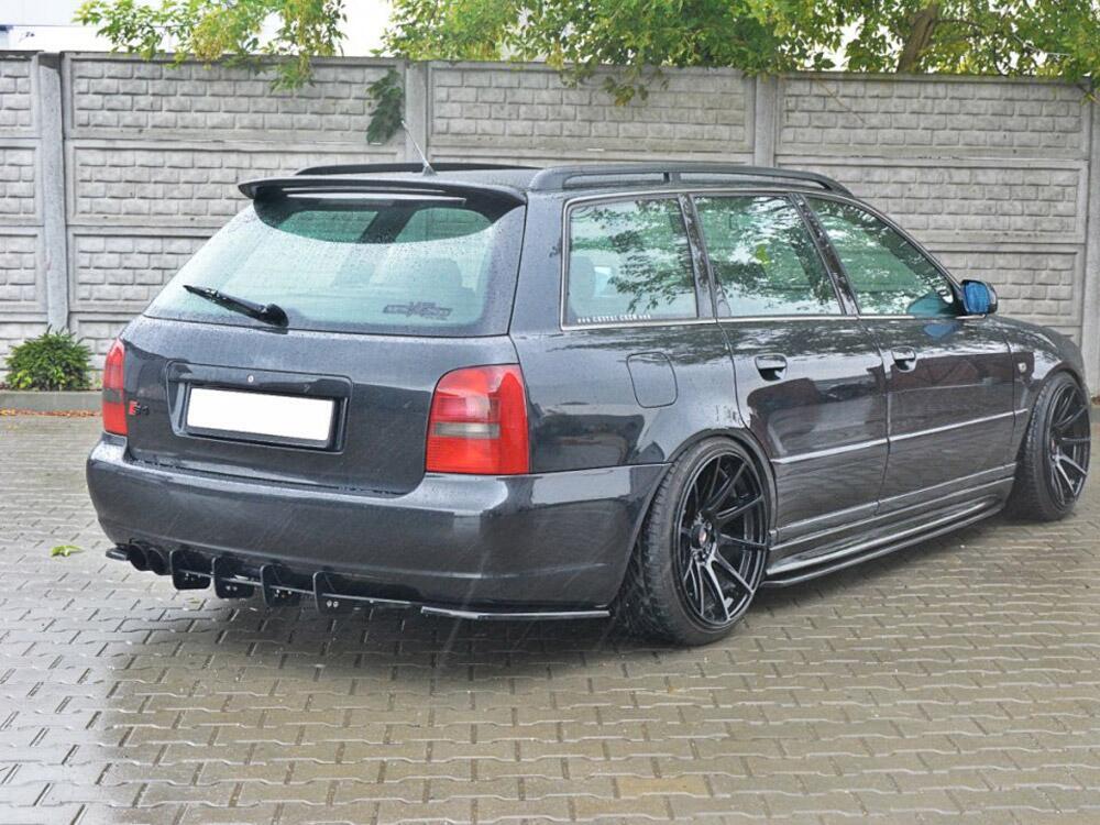 Rear Side Splitters Audi S4 B5 Avant - Carbon Look