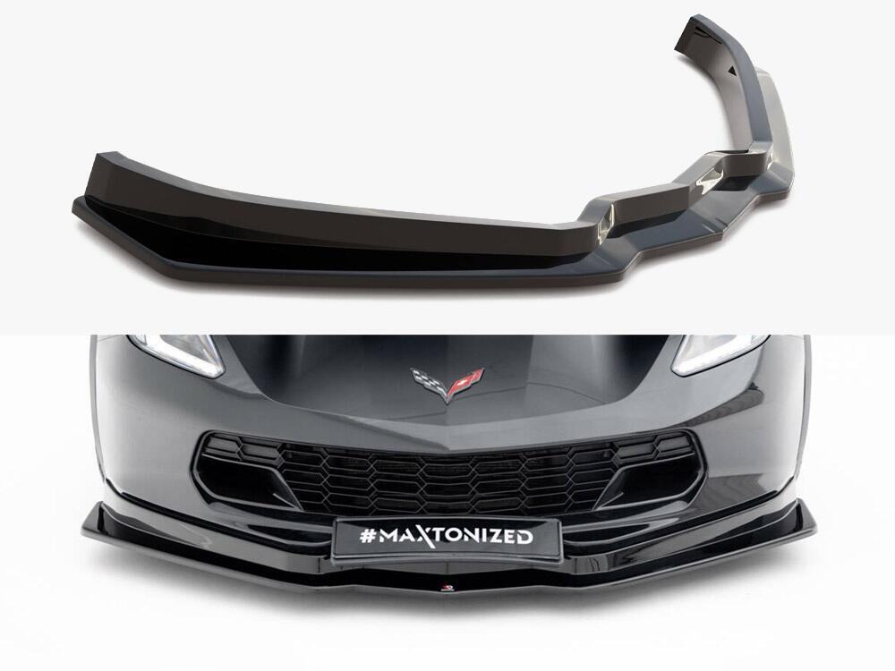 Front Splitter V.1 Chevrolet Corvette C7 - Carbon Look