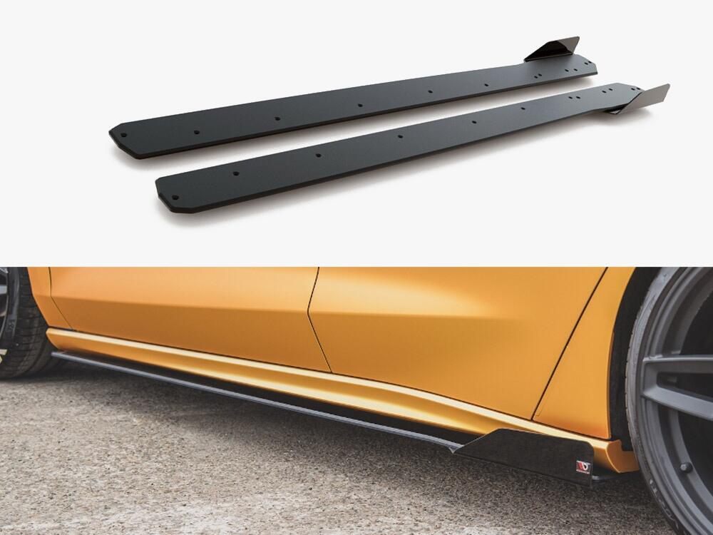 Street PRO Side Skirt Diffusers + Flaps Ford Focus ST / ST-Line Mk4