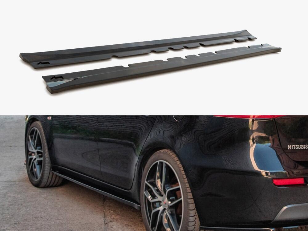 Side Skirts Diffusers Mitsubishi Lancer MK8 (2007-2016)