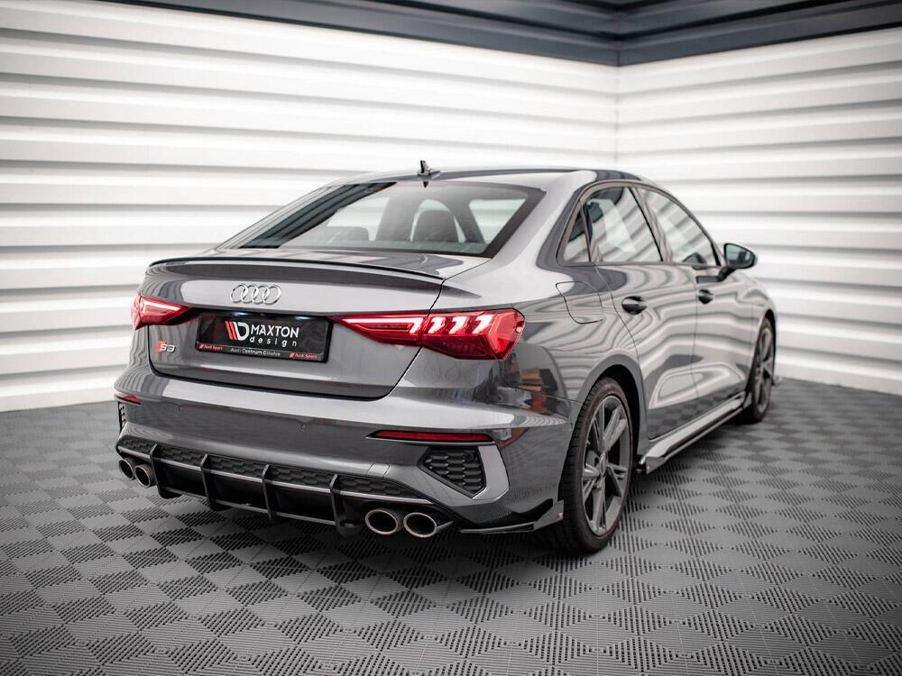 Street PRO Rear Side Splitters + Flaps Audi S3 Sedan 8Y