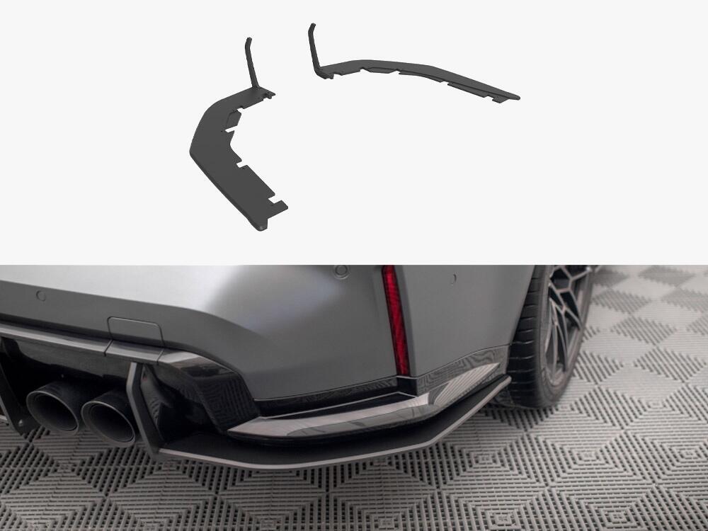 Street PRO Rear Side Splitters V.1 BMW M3 Sedan / Touring G80 / G81