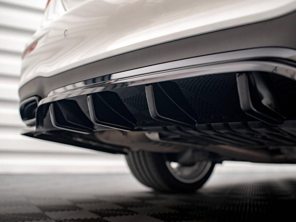 Rear Splitter (Vertical Bars) Mercedes E AMG-Line Sedan W213 Facelift