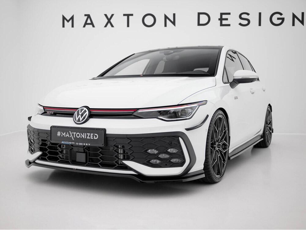 Front Splitter V.3 Volkswagen Golf GTI / GTE / R-Line Mk8 Facelift