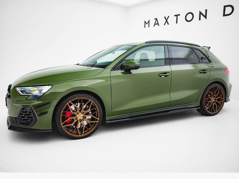 Side Skirts Diffusers V.2 Audi S3 Sportback / A3 S-Line Sportback 8Y Facelift