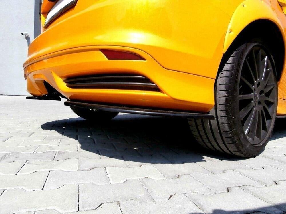 Rear Side Splitters Ford Focus MK3 ST Preface Model - Textured
