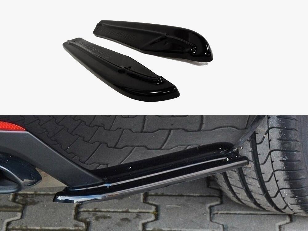 Rear Side Splitters Skoda Octavia MK3 VRS/ MK3.5 VRS Hatchback/estate (2013-2019) - Carbon Look