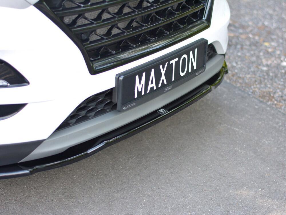 Front Splitter V.2 Hyundai Tucson MK3 Facelift (2018-UP) - Carbon Look