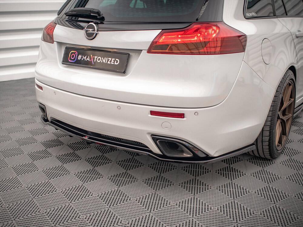 Rear Splitter (Vertical Bars) Opel / Vauxhall Insignia OPC Mk1 Estate - Textured