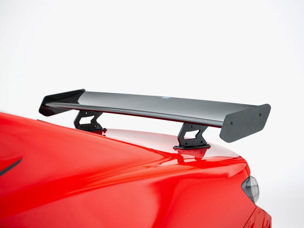 Carbon Spoiler With Internal Brackets Uprights Chevrolet Camaro SS Mk6 Facelift