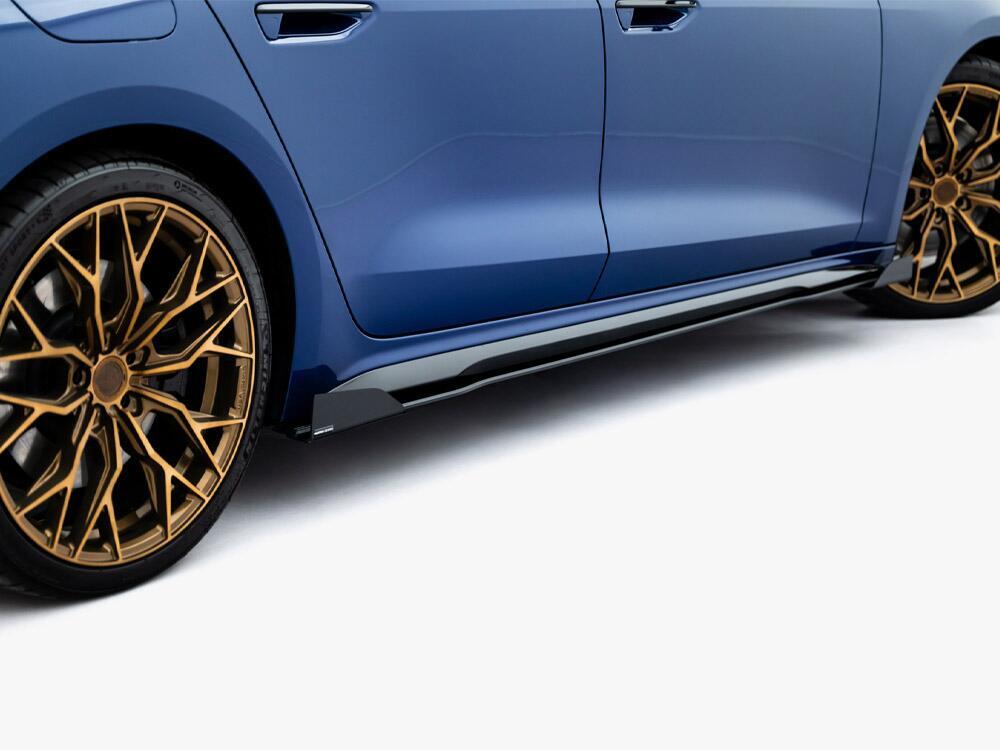 Street PRO Side Skirt Diffusers + Flaps Audi A5 S-Line / S5 Sedan / Avant B10