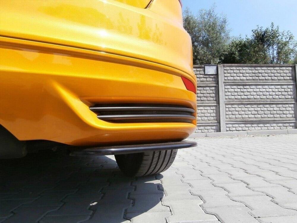 Rear Side Splitters Ford Focus MK3 ST Preface Model - Textured