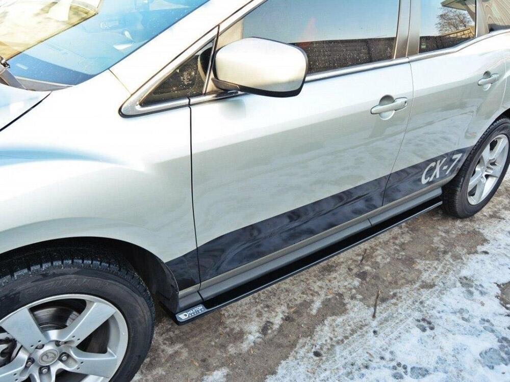 Side Skirts Diffusers Mazda CX-7 - Carbon Look