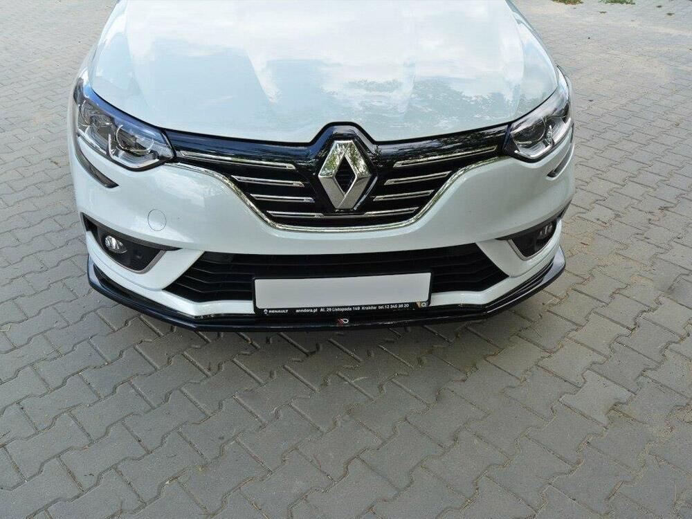 Front Splitter Renault Megane MK4 Hatchback (2016-UP) - Carbon Look