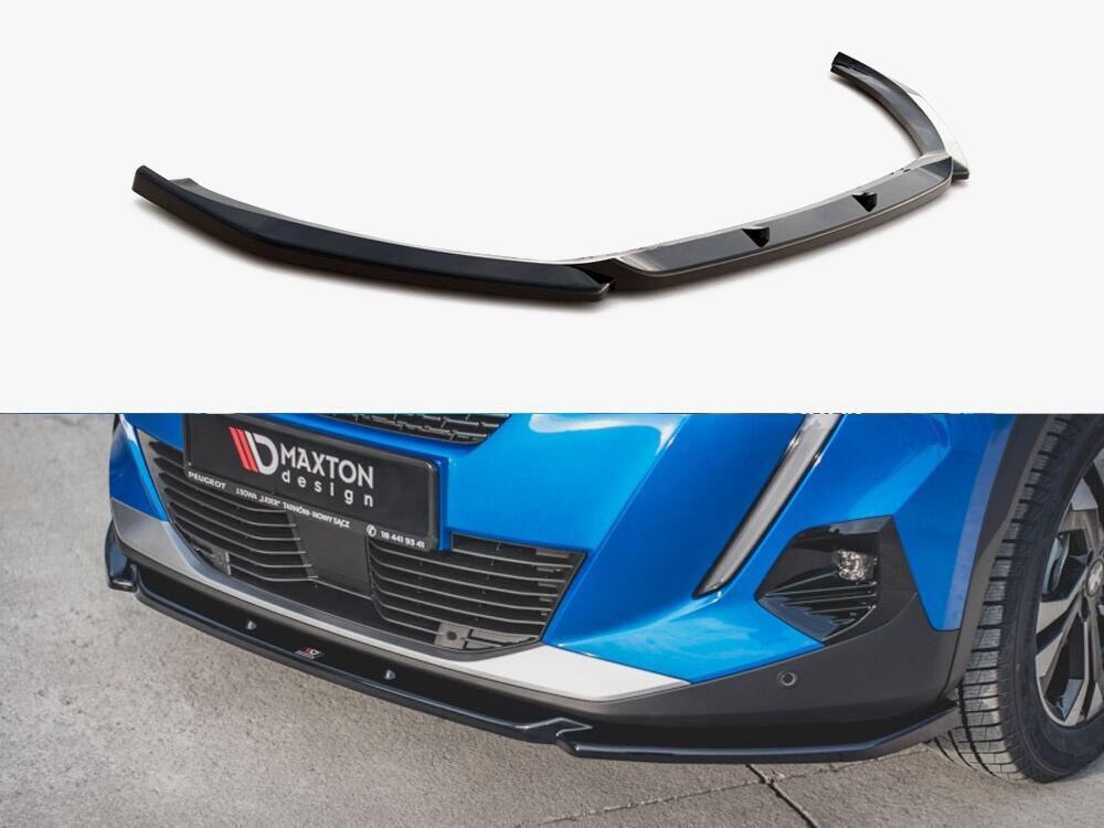 Front Splitter V.2 Peugeot 2008 Mk2 - Carbon Look