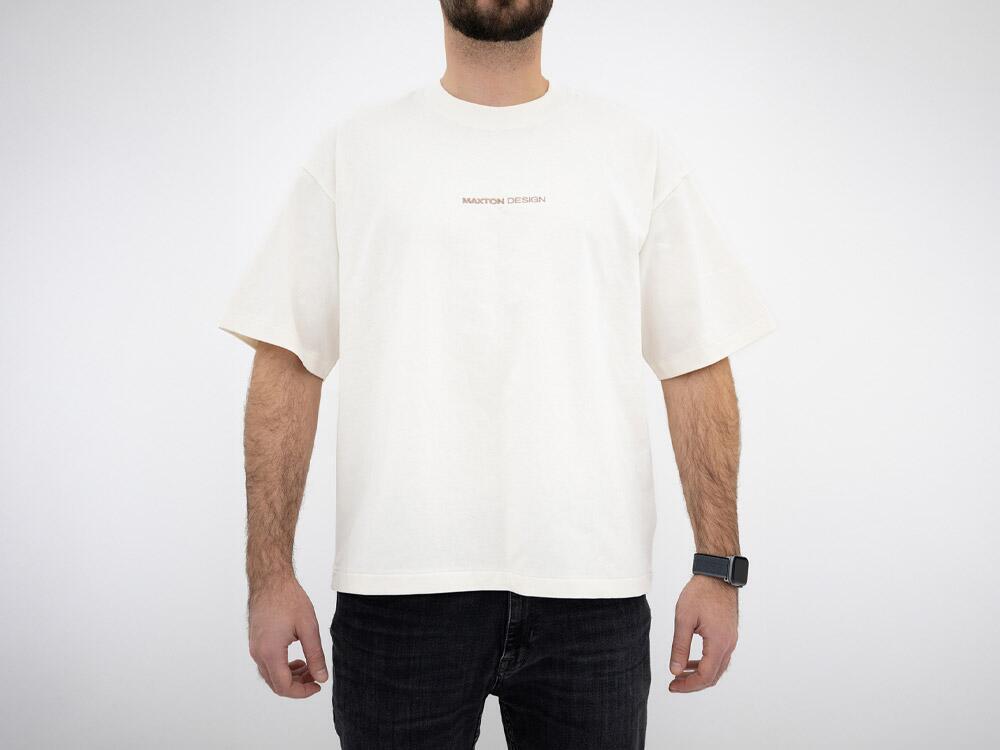 Beige T-Shirt Maxton Design