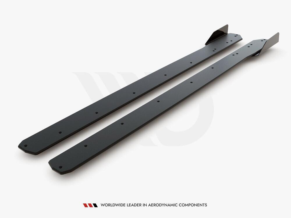 Street PRO Side Skirt Diffusers + Flaps Ford Focus ST / ST-Line Mk4